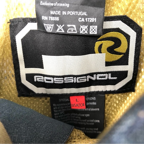 ROSSIGNOL Ski Snowboard Pants Men L Gore-Tex Blue Winter Snow Outdoor Snow Pants - Picture 6 of 14